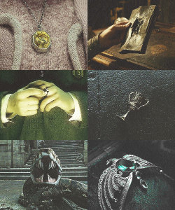 malfoymannor:  harry potter   horcuxes 