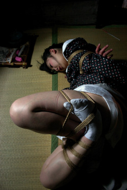 hangknot:  Rope and photo: Julien Lacoma ( hangknot)Model: Asa Hane♥