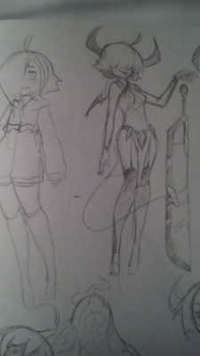 shoripurin:  Overlord Nolli doodles i was too lazy to scan lmao