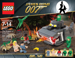Latanieredecyberwolf:  James Bond - Lego Set Concept  By Jeff Chapman  Makes Me Happy