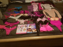 Can safely say I&rsquo;m starting to have a nice collection  But it must grow bigger so I can be the very best sissy cumdumpster slut slave to my perfect owner&hellip;Goddess KITTYN   Your humble sissy slutty slave and property  Peaches