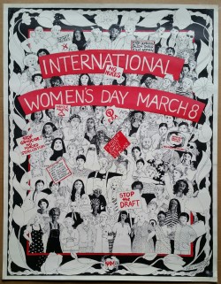 radicalarchive:&lsquo;International Women&rsquo;s Day March 8&rsquo;, New American Movement, United States, [1970s]. 