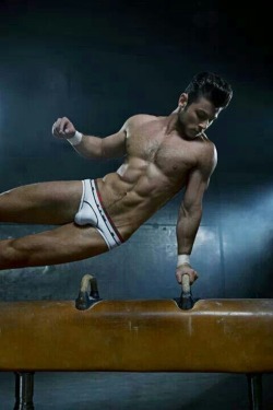 Daniel Garofali is a model, a journalist, and a gymnast. I am in love!