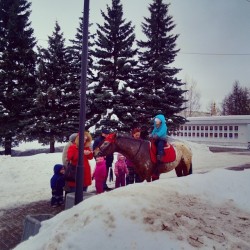 #kids &amp; #horse  #Maslenitsa #масленица #дети #весна #springtime #spring