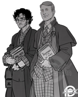 Support me on Patreon =&gt; patreon.com/reapersunBased on a patron request for wizards!Hannigram~ Most people put them at Hogwarts so here they’re professors at Ilvermorny (even tho some of the american wizard canon is really dumb I couldn’t resist
