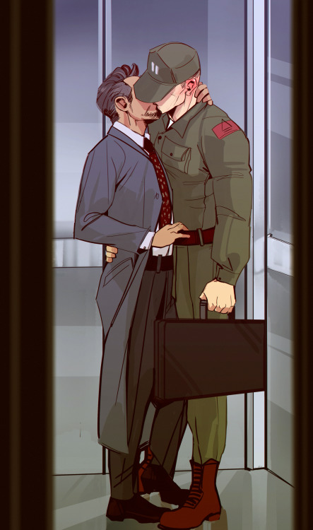 orientalld:  PATREON request#3 Stony 1970 Dr.Potts and Captain Stevens