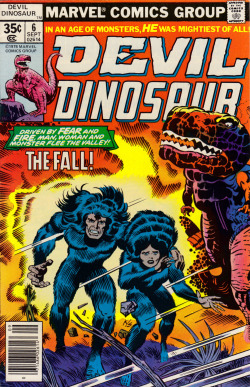 Devil Dinosaur No. 6 (Marvel Comics, 1978). Cover art by Jack Kirby.From Oxfam in Nottingham.