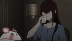 danyoja:Makise Kurisu: a thirsty assistant 