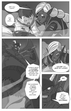 giancarlovolpe:Well, that escalated quickly.God of Love Part 2!Confused?  Read part 1 here.The next update will be February 28, 2015!Thank you everyone who liked and reblogged!  Spread the word!  This comic is FREE dang it!!