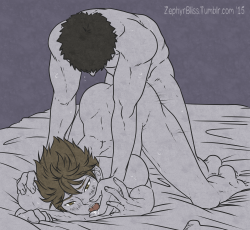 zephyrbliss:  NSFW (Art) Challenge: Day 10 - Doggy Style - IwaOi Previous/Next Days Here~ 