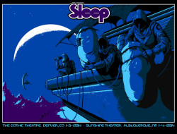 musicblogsaredumb:  Arik Roperâ€™s posters for Sleep
