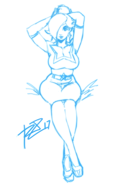robscorner: Buy me enough coffee, &amp; I turn this Rosalina sketch into a free, finished printable high-res pinup! Check the goal! https://ko-fi.com/robaato  O oO &lt;3 &lt;3 &lt;3