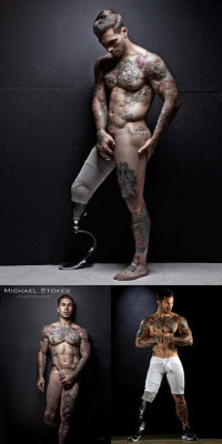 queennubian:  pinkfetishmss:  queennubian:  estrella-fuego:  mikestand:  Dirty Dudes: Alex Minsky Marine Lance Cpl. Alex Minsky is an Afghan war veteran who lost his leg after his truck rolled over an IED (improvised explosive device). Photographer Tom