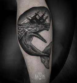 thievinggenius:  Tattoo done by Ien Levin. @ien_levin