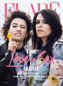 flarefashion:  Broad City‘s Abbi and Ilana: “The Best F-cking Interview” / February 2015 / FLAREDeputy editor Maureen Halushak says yaaasss queen to a most sumptuous dinner with Broad City stars Ilana Glazer &amp; Abbi Jacobson. Tuck into the story