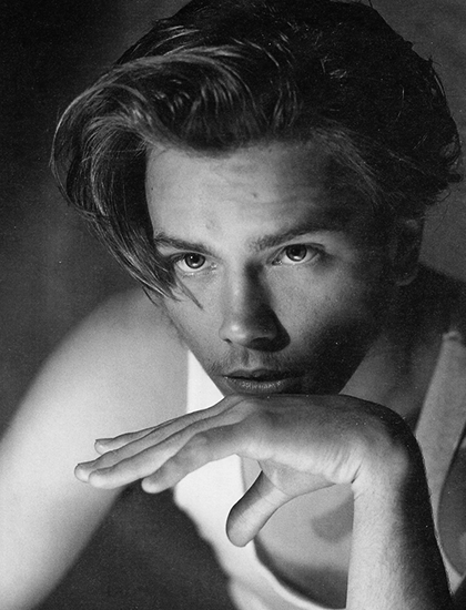 petersonreviews:  River Phoenix photographed by Bruce Weber for Vogue, 1990