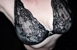 Love me some black lace tities