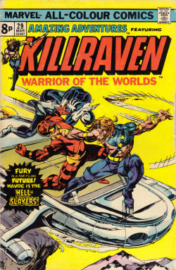 Amazing Adventures featuring Killraven, No.29 (Marvel Comics, 1975). Cover art by P. Craig Russell.From Oxfam in Nottingham