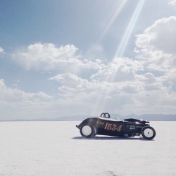 5window:  Throwback phone pic from Bonneville Speed Week 2013