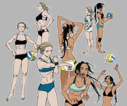jinamong:   beach volleyball girls   &lt; |D’‘