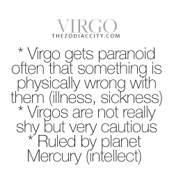 zodiaccity:  Zodiac Virgo Facts. Get familiar with your zodiac sign here.