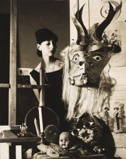 Inneroptics:  Kati Horna.[Woman With Mask], Mexico, 1963 