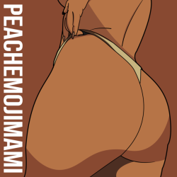 simplybumss:Created one of @peachemojimami photo’s in Illustrator   Oh look it’s my 🍑😅!Thank you hun, this is dope