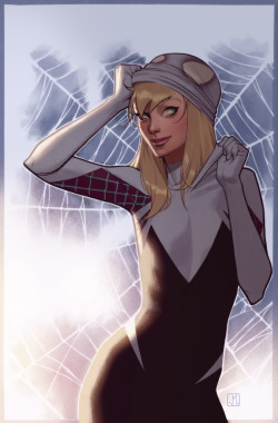 jorgemolinam:  Happy hump day all! Here’s a look at the variant cover I did for the new Spider Gwen #1 which comes out February 25th! Make sure to check it out! Hope everyone likes it!!! Make sure to check out the new website for more of my original
