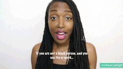 trebled-negrita-princess:  tokeninamerica:  Say that Chesca! chescaleigh dropping knowledge this black history month. Watch the full video here.   So. There you go.  