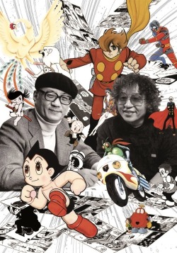 frobman:  The God and King of Manga, Osamu Tezuka and Shotaro Ishinomori. Fun fact, Ishinomori started out as Tezuka’s assistant, and his art style was pretty much a tribute to his mentor.