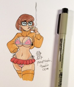 pinupsushi:Trashy Velma - waiting for another “clue”.