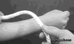 bdsmgeek:  bdsmgeek:  The French Bowline Arm Shackle - GIF BdsmGeek, Video TwoKnottyBoys  Learn more on my educational reference blog, and get started with rope by getting some from my shop! (Big Birthday Sale Going On!)