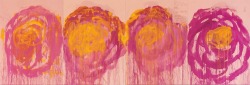 nobrashfestivity: Cy Twombly   Two paintings of Roses  