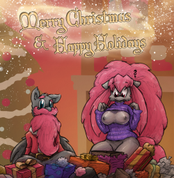 &ldquo;Merry Christmas &amp; Happy Holidays everyone!&rdquo; I hope you all have a great time this evening and the next morning.Much love from me, Santagram(Wagram) and Wingbella. I bet she didn&rsquo;t expect that open-chest sweater heh. srsly, love