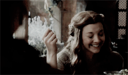 sorryclarence:  sorryclarence:get to know me meme: favourite female characters [2/?]↳ margaery tyrell“One of my husbands preferred the company of men and was stabbed through the heart. Another was happiest torturing animals and was poisoned at our