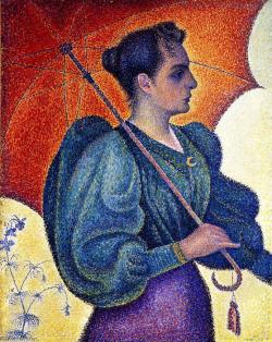 Paul Signac. Woman with a parasol. 1893.