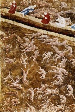 renaissance-art:  Botticelli c. 1480s Dante: Divina Commedia 