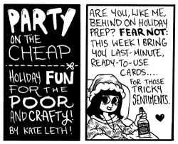kateordie:  A tumblr-friendlier version of a comic I did for the holidays! Feel free to use and share the sentiments (just keep the watermark, if you please). I hope you’re all gearing up for the festive season. 