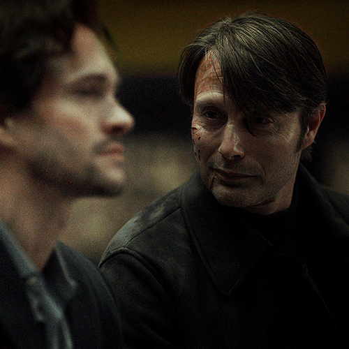 teacupunshattered:  Hannibal (2013-2015)gif request by xSimply_Mishax from twitter.