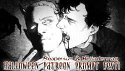 belladonnaq: Hi everyone!~ It’s October, and @reapersun and I are doing another year of Halloween inspired art and fanfic collaborations! You can find our previous prompt collections here and here. This year we are specifically looking for prompts that