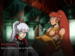 maburito:OMFG WEISS IS HAVING A GAY CRUSH ON PYRRHA AND BLAKE IS JEALOUS THIS IS MY HOPES AND DREAMS AAAH DIOJGRZPRHJPEQOT