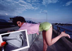 superseventies:  Photo by Guy Bourdin for a Charles Jourdan campaign, 1978. 