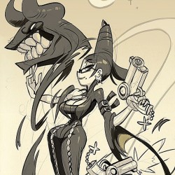 evilberserker:  This a great a pic of bayonetta a similar art style of SkullGirls it would b epic if she could b in it. Wink wink creators of SkullGirls. #bayonetta #skullgirls #fightinggame #witch #sega #nintendo   &lt;3 &lt;3 &lt;3 