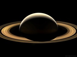 daily-cassini:This is the last photograph ever taken by the Cassini spacecraft. It comes with great sadness that the Cassini mission will end in a few hours. Its epic Odyssean journey involved weaving between dozens of strange icy worlds, flying through