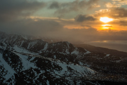 beyondcrowds: I took a lot of photos of the sunset this day. Wolverine Peak, Alaska  I miss the hell out of Alaska 