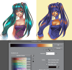 foervraengd:  Playing around with the gradient map in MangaStudio this will def be useful for future ideas  Might just play around with this when I get the chance.