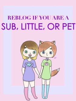 kaylamerp:  blablafreckenlover:  daddys-naughty-kitten:  his-little-kitteh:  sakurathekitten:  I’m a sub and little!  I’m all three :3  I’m all three ;)  I do have a collar and leash on at the moment so I guess that makes me all 3  Little ~ 