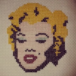 Gabustitches:  Andy Warhol’s Marylin Monroe (I Also Designed The Pattern)