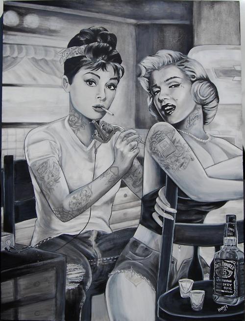 Audrey and Marilyn
