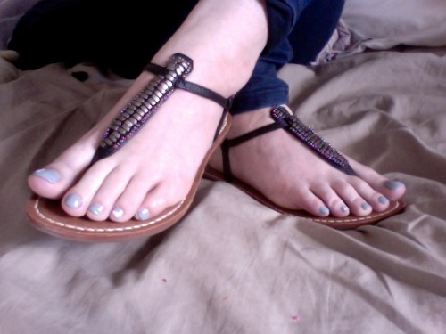 Porn photo amberfeets:  New sandals! I think they’re